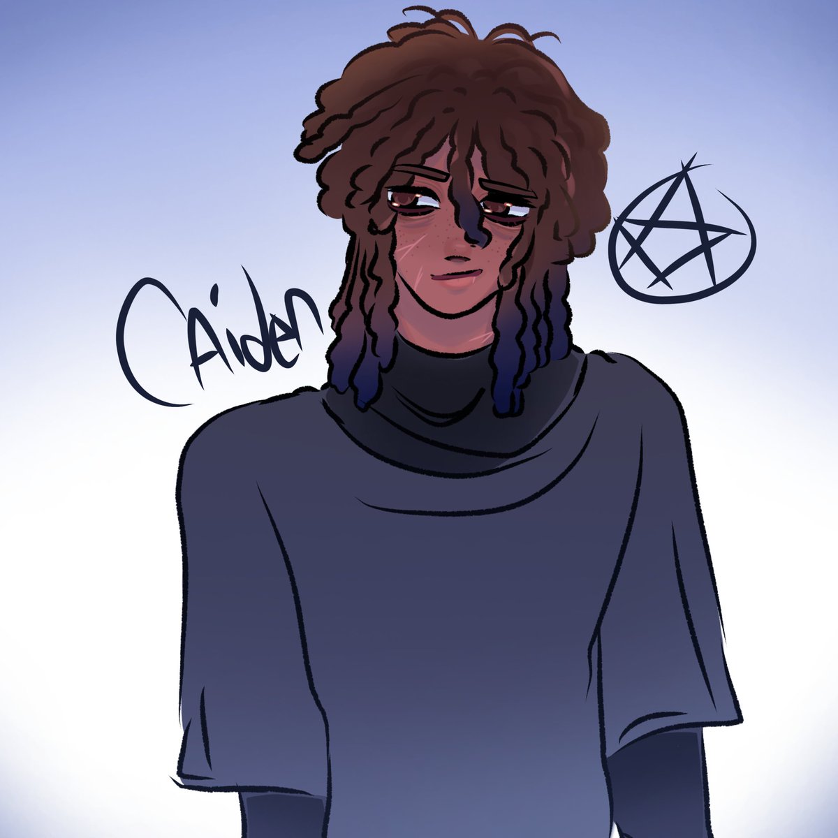 CAIDEN diseño 🕸 #SundayJackson #visualnovel