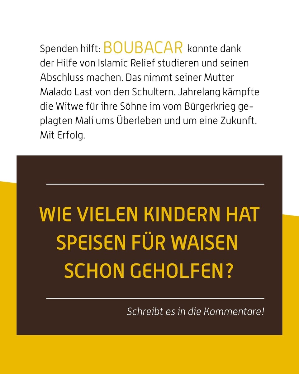 Islamic Relief DE tweet media