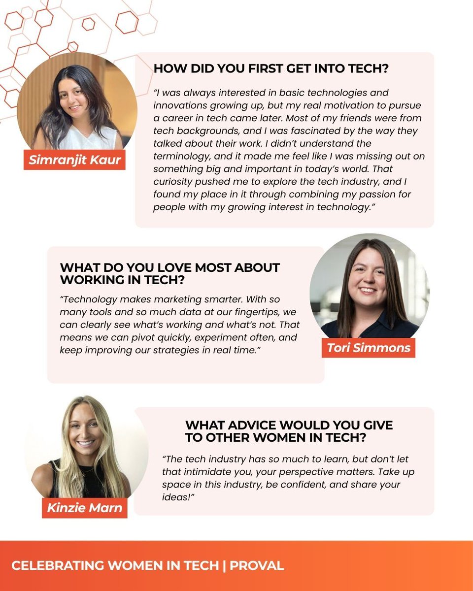 provaltech's tweet image. ✨ Celebrating Ada Lovelace Day ✨
We’re highlighting a few of the amazing women at ProVal and the perspectives they bring to our industry. We’re grateful for their impact here at ProVal and for the contributions of women in tech everywhere!

#AdaLovelaceDay #WomenInSTEM #ProVal