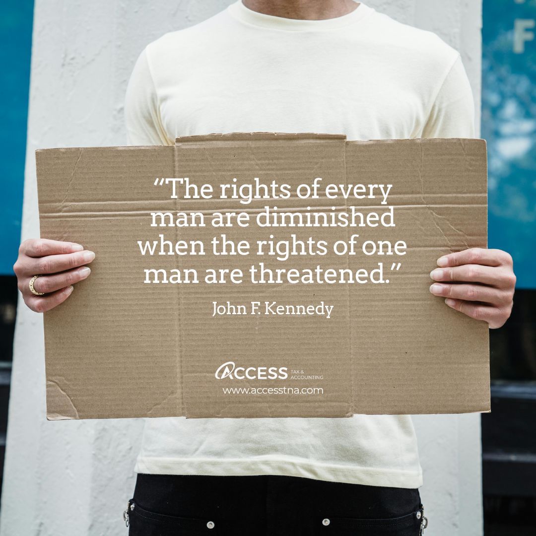 access_tna's tweet photo. Protecting one set of rights reinforces all of our rights. It's a fundamental truth.

We strengthen the entire system by upholding freedom universally.

That mutual defense builds a stronger future for everyone.

#Equality 
#AccessTNA
#HoustonAccountant
#DallasFortWorthAccountant https://t.co/2yvJCd6Enf