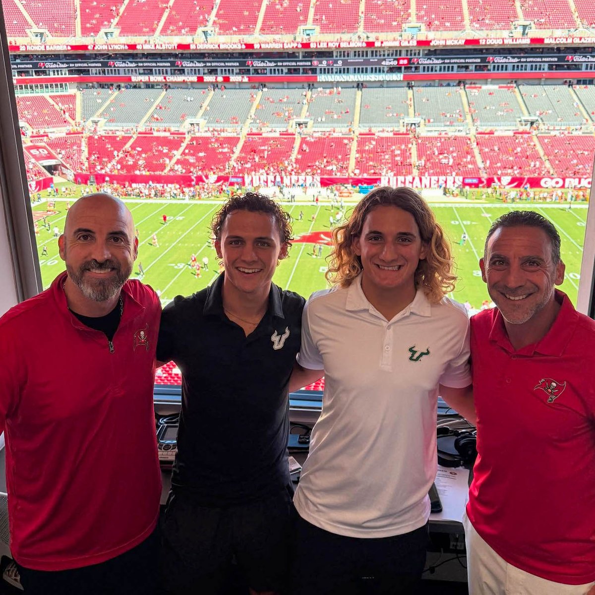 From #USF to the <a href="/NFL/">NFL</a>, the Gramatica name is legendary in Tampa Bay football.🤘🏈

Super Bowl champion Martin “Automatica” Gramatica once made his name kicking for the <a href="/Buccaneers/">Tampa Bay Buccaneers</a>. Now he’s in the stands cheering for his son Nico, who’s making his own mark at USF—not just