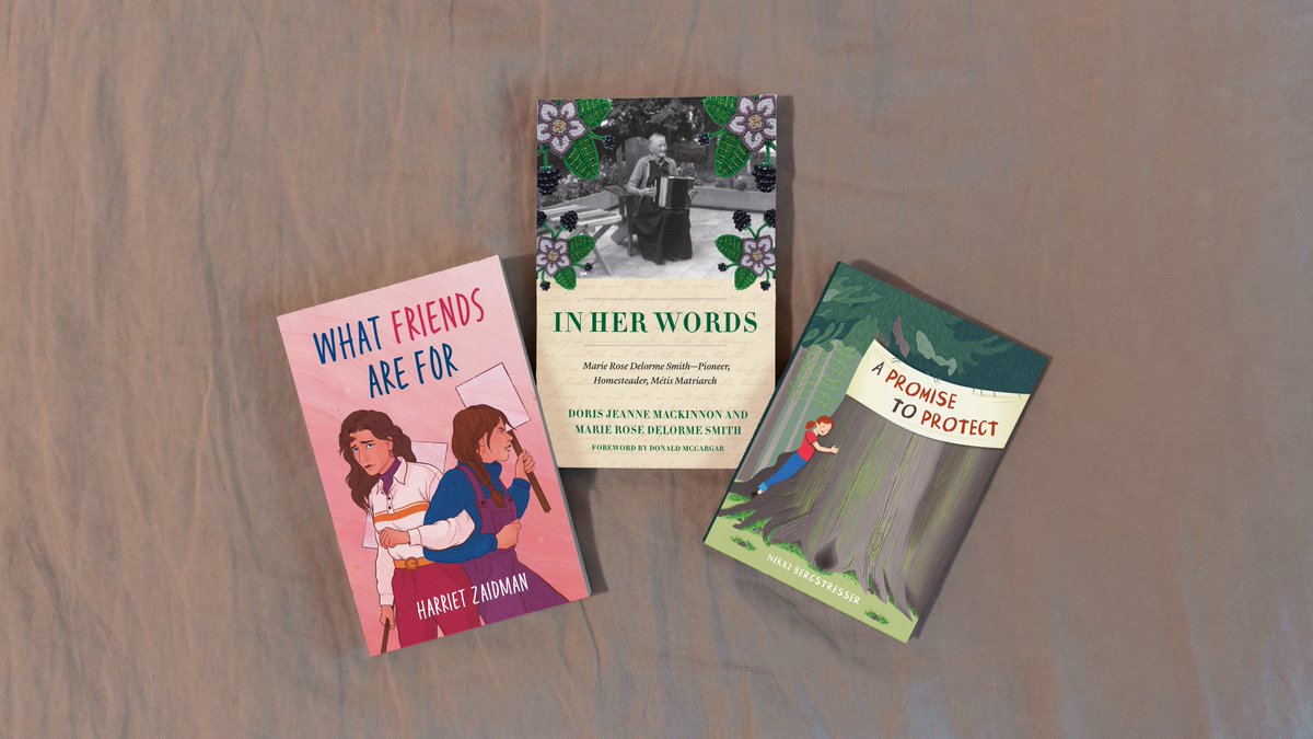 HHPublishing's tweet image. Happy triple-release day to What Friends Are For, In Her Words, and A Promise to Protect! Available now online and at your local indie bookstore. heritagehouse.ca/collections/fa…
.
#InHerWords #APromiseToProtect #WhatFriendsAreFor #CanadianAuthors