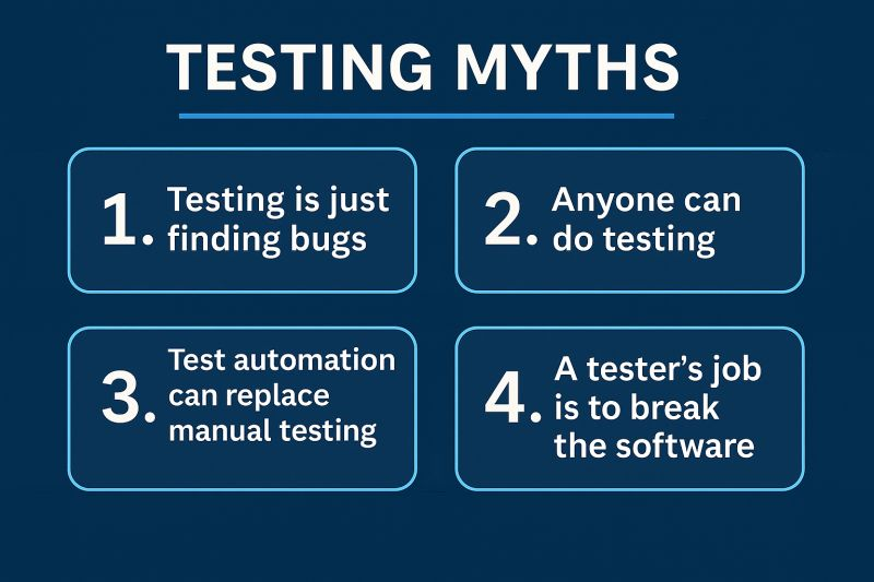 TrinusOfficial's tweet image. Here is a guide on the myths of QA Testing.
#QATesting #TestingMyths #SoftwareTesting #QualityAssurance #BugBusting #TestAutomation #ManualTesting
cc: @EstelaMandela @JagersbergKnut @DrFerdowsi