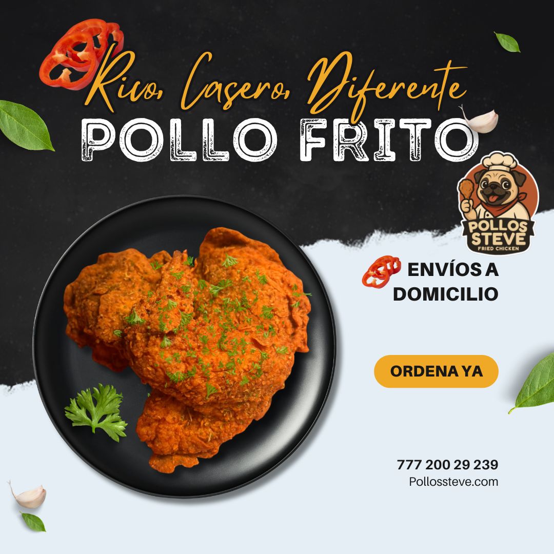 24_morelos's tweet photo. ¡YA SE ANTOJA ESCUCHAR EL “CRUNCH” DE UN POLLITO FRITO!
Si te gusta disfrutar de algo casero, crujiente y lleno de sabor, #PollosSteve te lleva hasta la puerta de tu casa el mejor pollo frito de Cuernavaca.
Para ordenar el tuyo, completamente personalizado, solo tienes que hacerlo a través de su sitio web: https://t.co/mEdTZTZBaF
