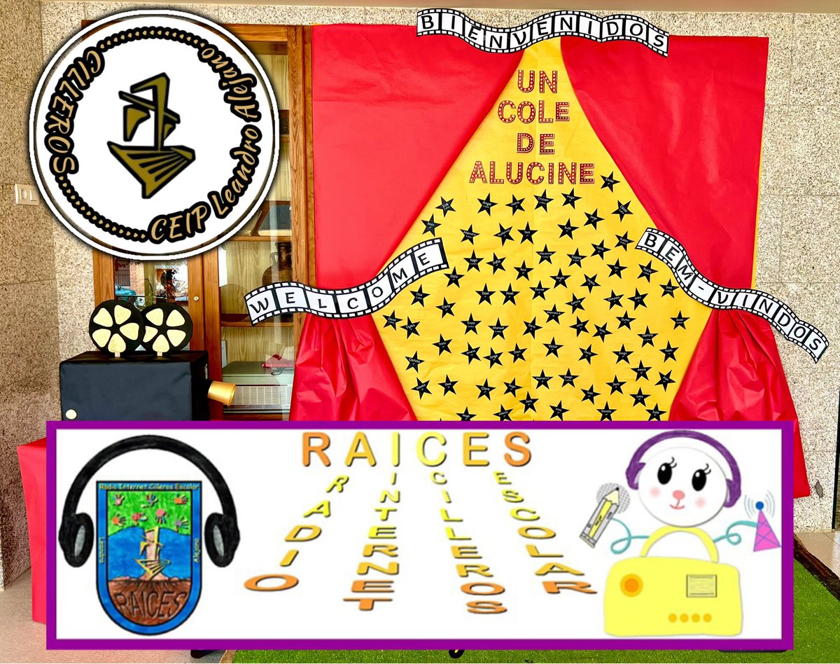 RaicesCilleros's tweet photo. Este año comenzamos el proyecto: «Un cole de alucine». Los niños/as de 4° han grabado este podcast donde cuentan cómo lo vamos a vivir en las aulas.
Acompáñanos en este viaje de película… En nuestro cole, la educación es de cine! https://t.co/FJ7T9MQIlV
@RadioEdu  #Raices https://t.co/iYdgmHS5gt