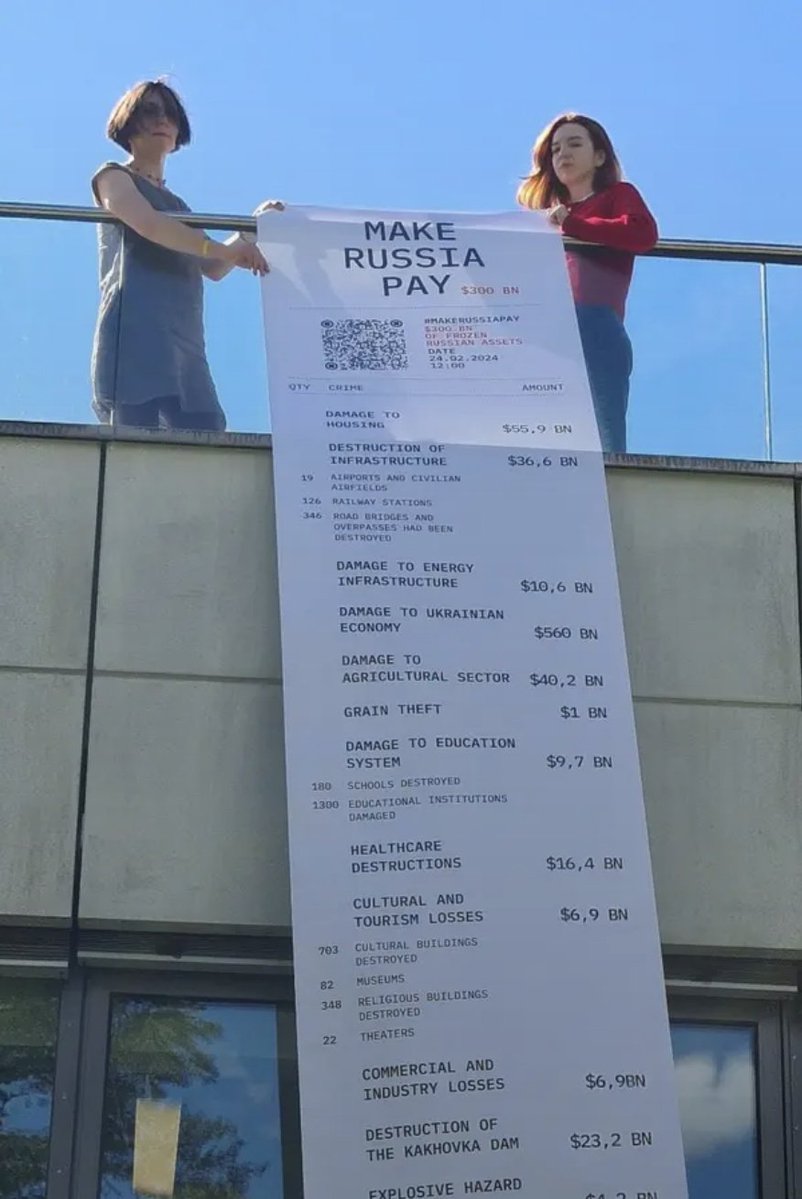 OlenaHalushka's tweet image. The list of russian crimes is endless. There can be no lasting peace without justice. #MakeRussiaPay @Tamrico2022 @IrynaVoichuk
