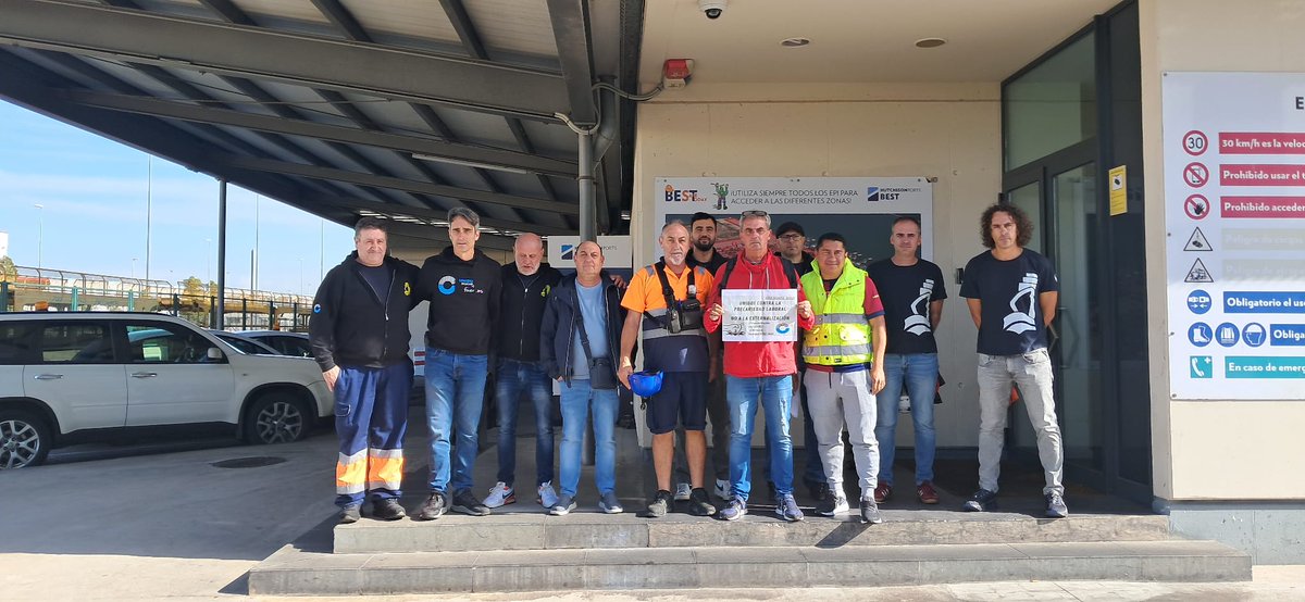 👉🏻La primera jornada de huelga en defensa de los derechos laborales de los empleados de Bergé en los puertos de Bilbao, Barcelona, Avilés y Gijón ha tenido un seguimiento masivo, cercano al 100%. 
¡ESTO SOLO ACABA DE EMPEZAR! ¡SEGUIMOS LUCHANDO POR NUESTROS DERECHOS! 💪🏻💪🏻💪🏻