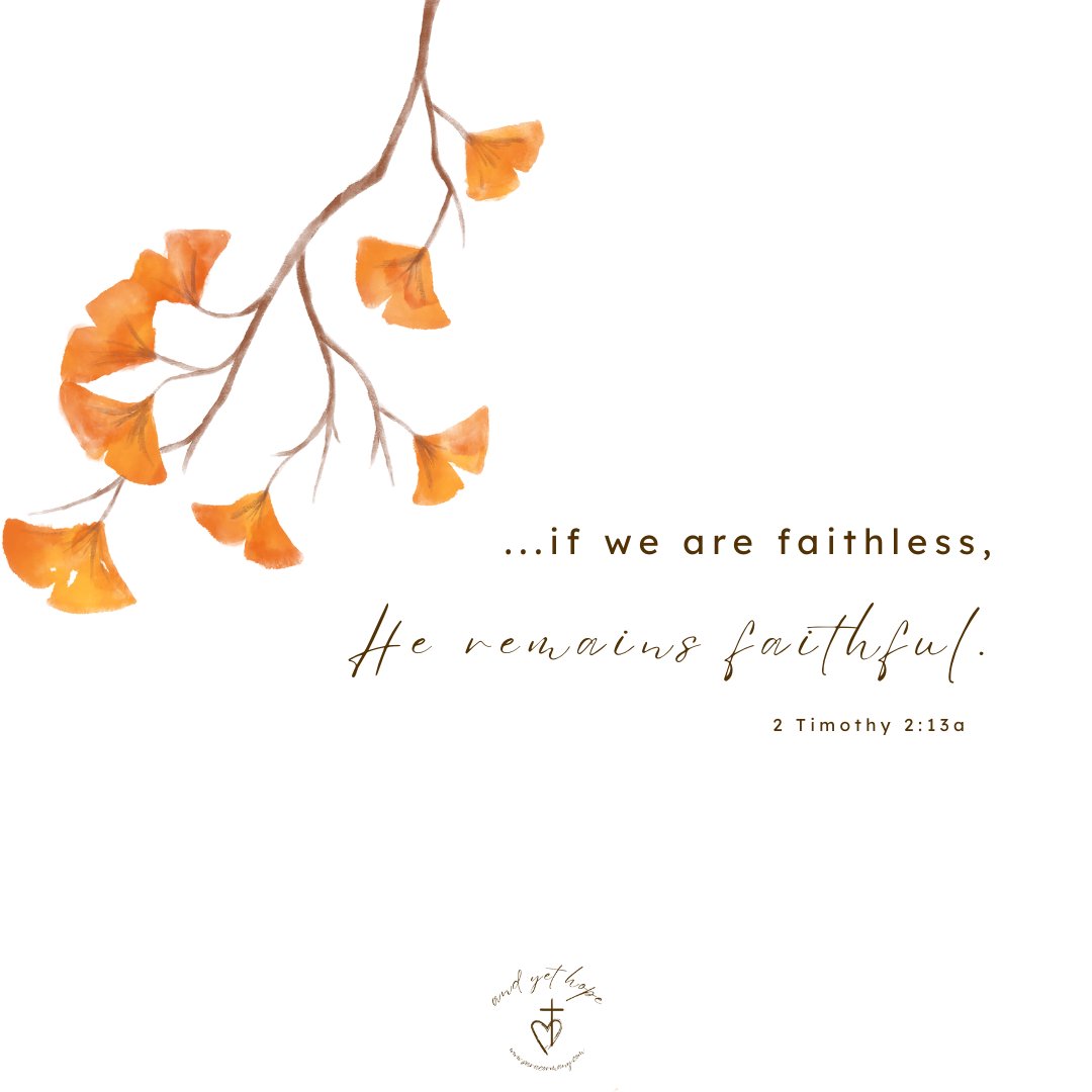cormany_sara's tweet photo. "...if we are faithless, He remains faithful." 2 Timothy 2:13a @cormany_sara #evenwhen #faith #Godslove https://t.co/VbI0Wx3P1v