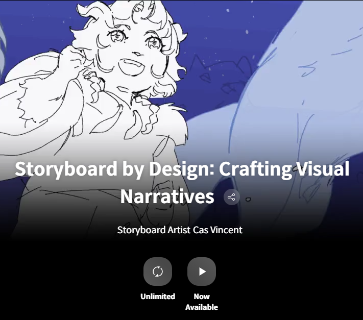 Cass_a_rollie's tweet image. Hi guys! 👋
I’ve got something exciting to announce! I have a brand-new class on storyboarding coming to Coloso very soon!
You can get a $55 coupon for my class with the code (256808-55-sns-tw-1)