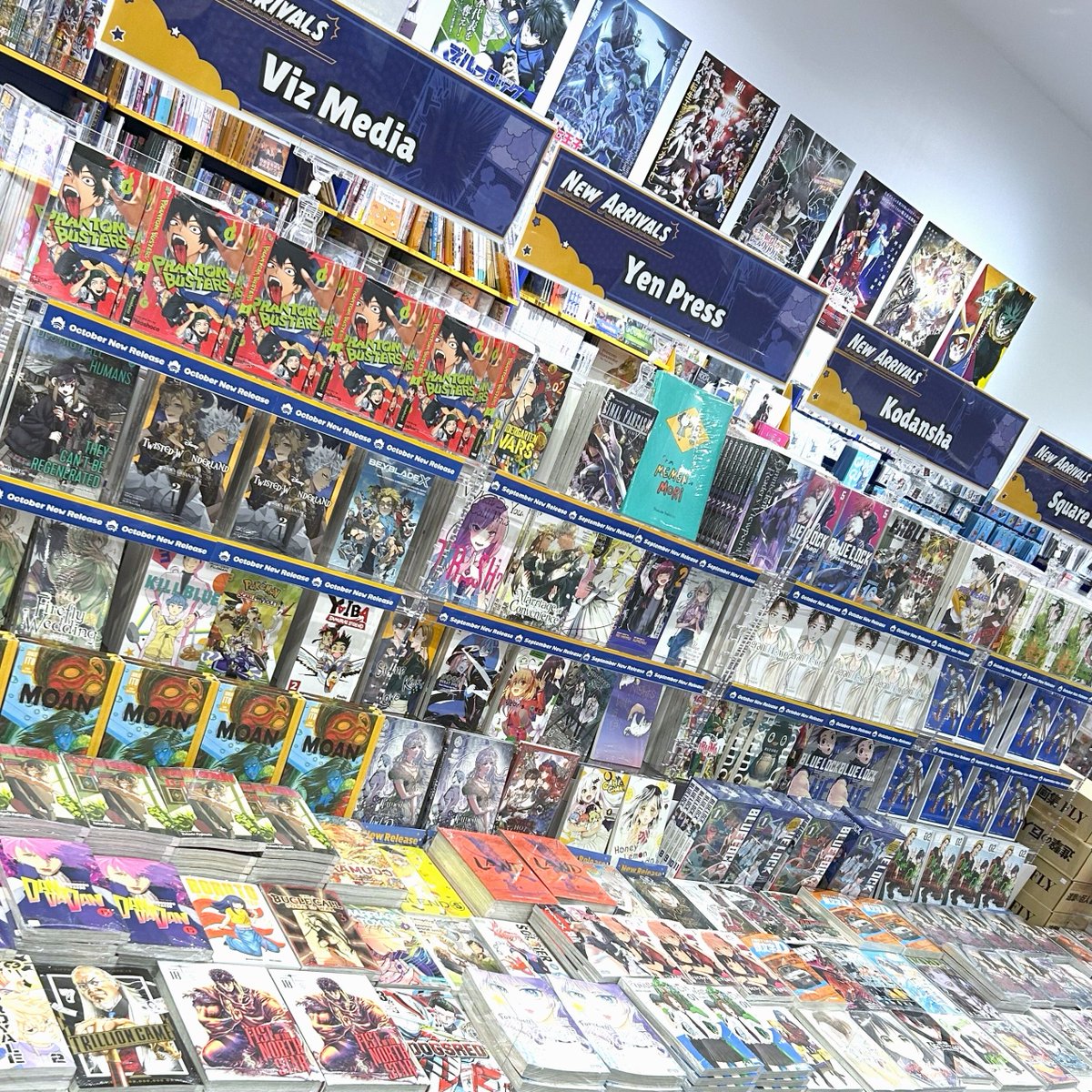 animate_la's tweet photo. 📚New Arrivals📚
New English manga releases from #PhantomBusters, #BlueLockEpisodeNagi, #TokyoAliens and MORE are now available at #animateLA✨
Check out our new arrivals section and grab your copies now! 🌟📖 https://t.co/GTA8b4kOgF