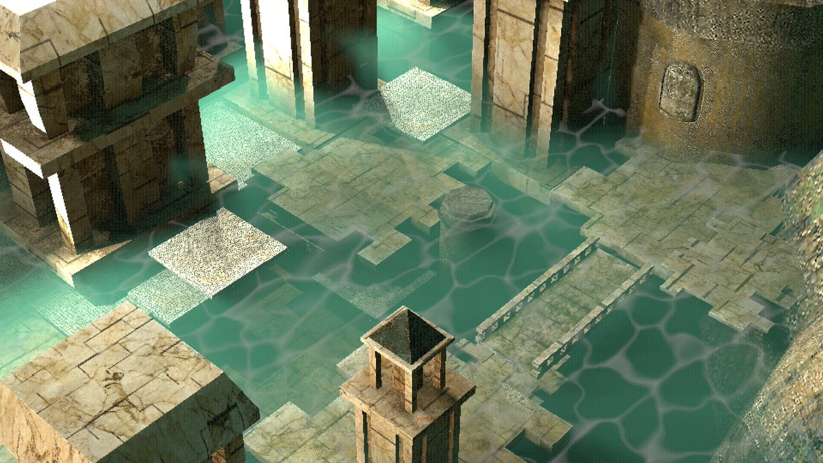 kaanomeg's tweet image. City of Suaqar under water

#psx #ps1 #gamedev