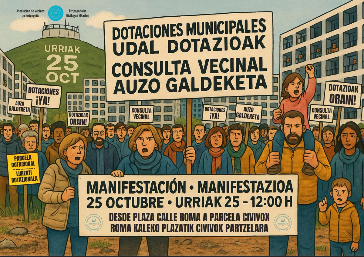 VecErripagana's tweet photo. Erripagaña Urriak 25 Octubre https://t.co/jsNF6HkccZ