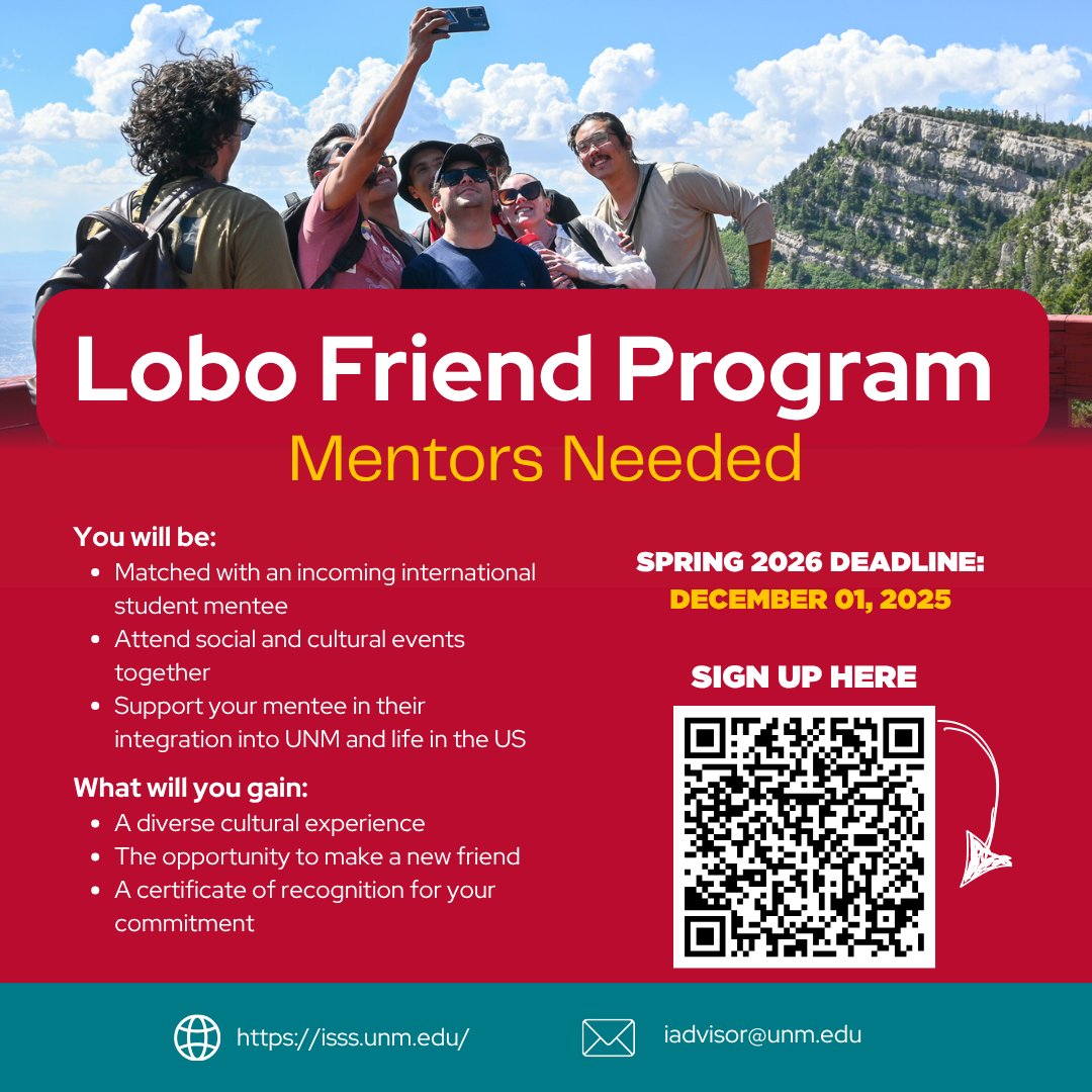 Become a Lobo Friend Mentor! 🤝 🎉

Deadline December 01, 2025