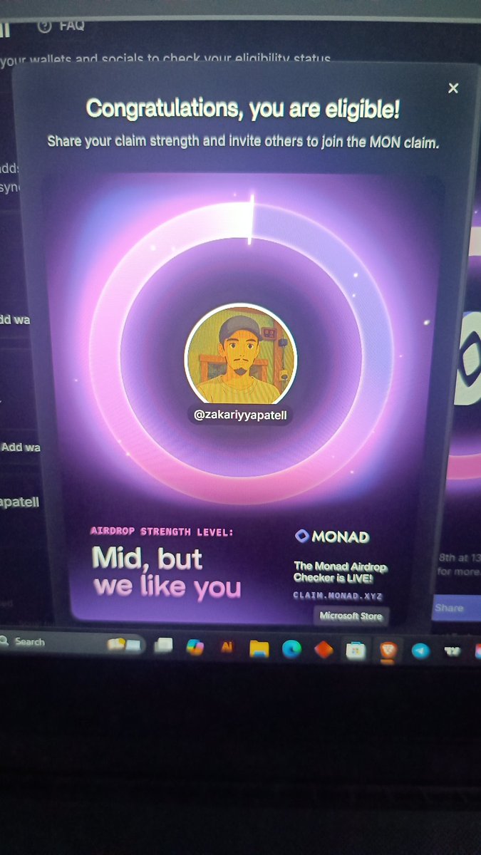 strangerthinkz's tweet photo. @CryptoTeluguO Got this 😀 https://t.co/RtDqnmZrBt