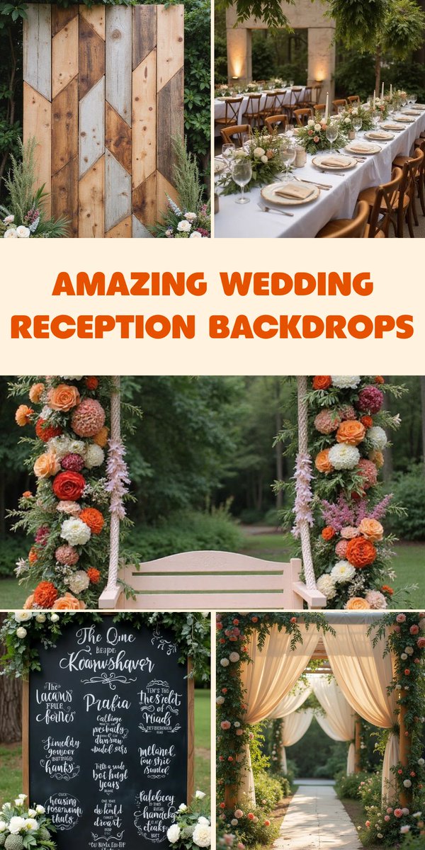 RuhGeb11344's tweet image. 30 Amazing Wedding Reception Backdrop Ideas
Best Wedding Party Backdrop Decorations Ideas
 Floral Arch Backdrop: Use cascading flowers, greenery, or a mix of fresh and artificial blooms to create a romantic arch.
#WeddingBackdrops #WeddingDecorIdeas #BackyardWedding