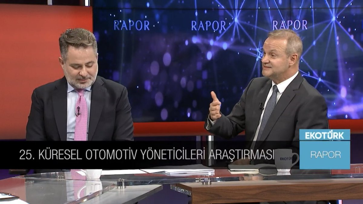 Ekotürk’teki #Rapor programı, yeni sezonda ve yeni gününde yayına devam ediyor. Geçtiğimiz haftaki ilk bölümde, 25. Küresel Otomotiv Yöneticileri Araştırması’nı ele aldık.
 
Yayının tamamı için:
 youtu.be/JhVMcydfj44?si…

#KPMG #KPMGTürkiye
<a href="/ahuorakcioglu/">Ahu Orakçıoğlu</a> <a href="/Ekoturktv/">EKOTÜRK</a>