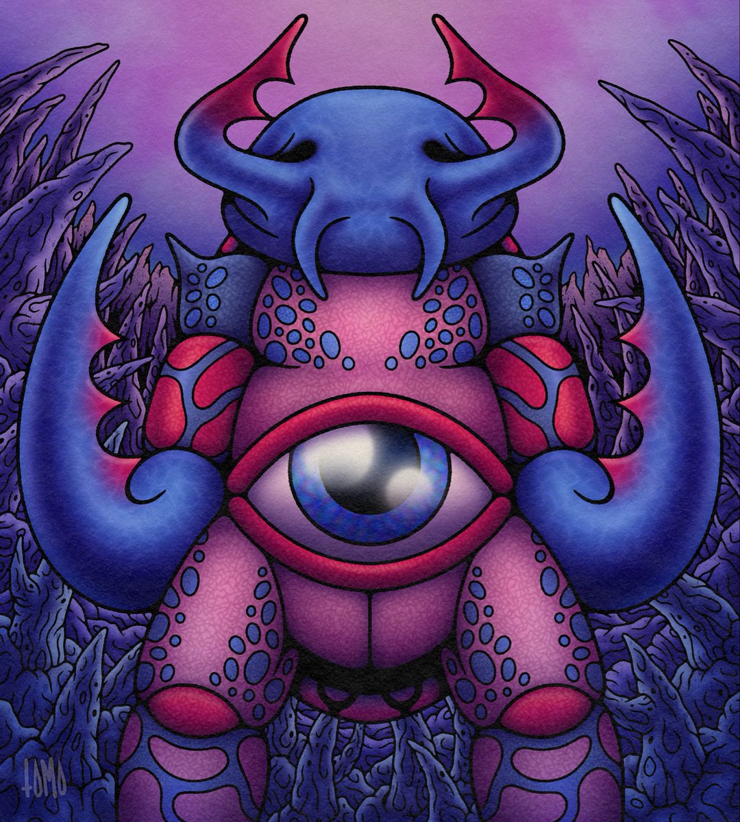 TOMORROWMAN13's tweet photo. I had so much fun redrawing this Kaiju, initially created for our last mural we did. Probably one of my favourite things to draw lately. Loads more to come! 👀 https://t.co/MBZs8t9KC4