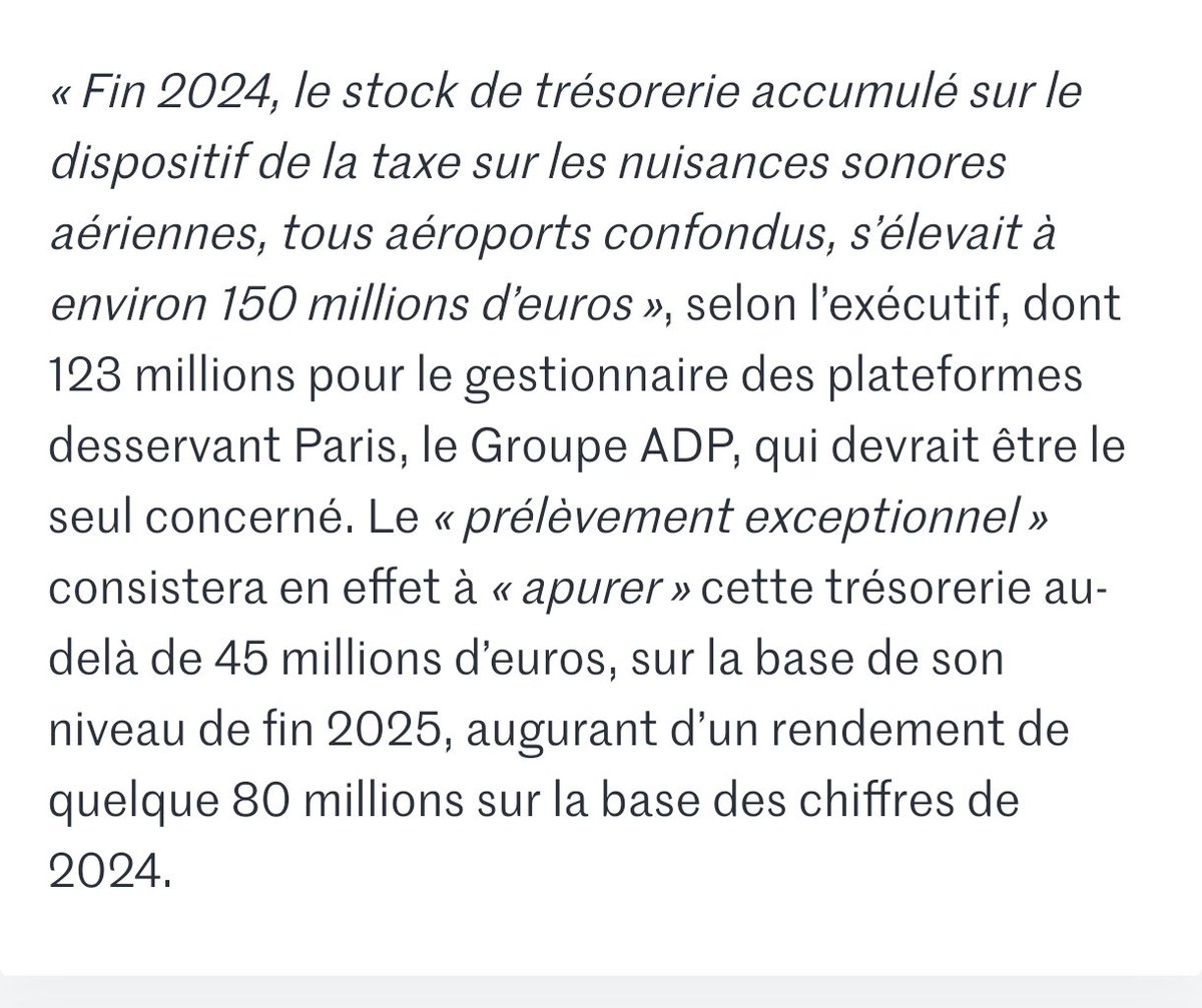 Pardon <a href="/SebLecornu/">Sébastien Lecornu</a> <a href="/PhilippeTabarot/">Philippe Tabarot</a> ? 

Vous allez faire des économies sur le dos des victimes de la pollution sonore aérienne, sur la SANTÉ PUBLIQUE ? 🤬

#Nuisances ✈️ #ADP 👇

@FaureOlivier  <a href="/RomainEskenazi/">Romain Eskenazi</a> <a href="/Cardon_Remi/">Rémi Cardon</a> <a href="/fbriancon/">François Briançon</a> <a href="/ACNUSA_fr/">ACNUSA</a> <a href="/UFCNA/">UFCNA</a> <a href="/ADERAriverains/">ADERA</a> <a href="/advocnar/">Association ADVOCNAR</a>
