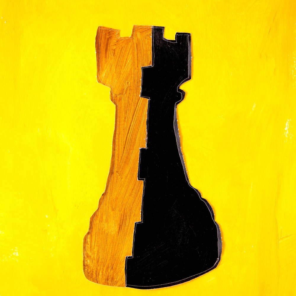 "Rook," 2010
Life Pieces To Masterpieces
Acrylic on canvas collage
"Here I am, a rook, with the power to change the end of the game."

#art #painting