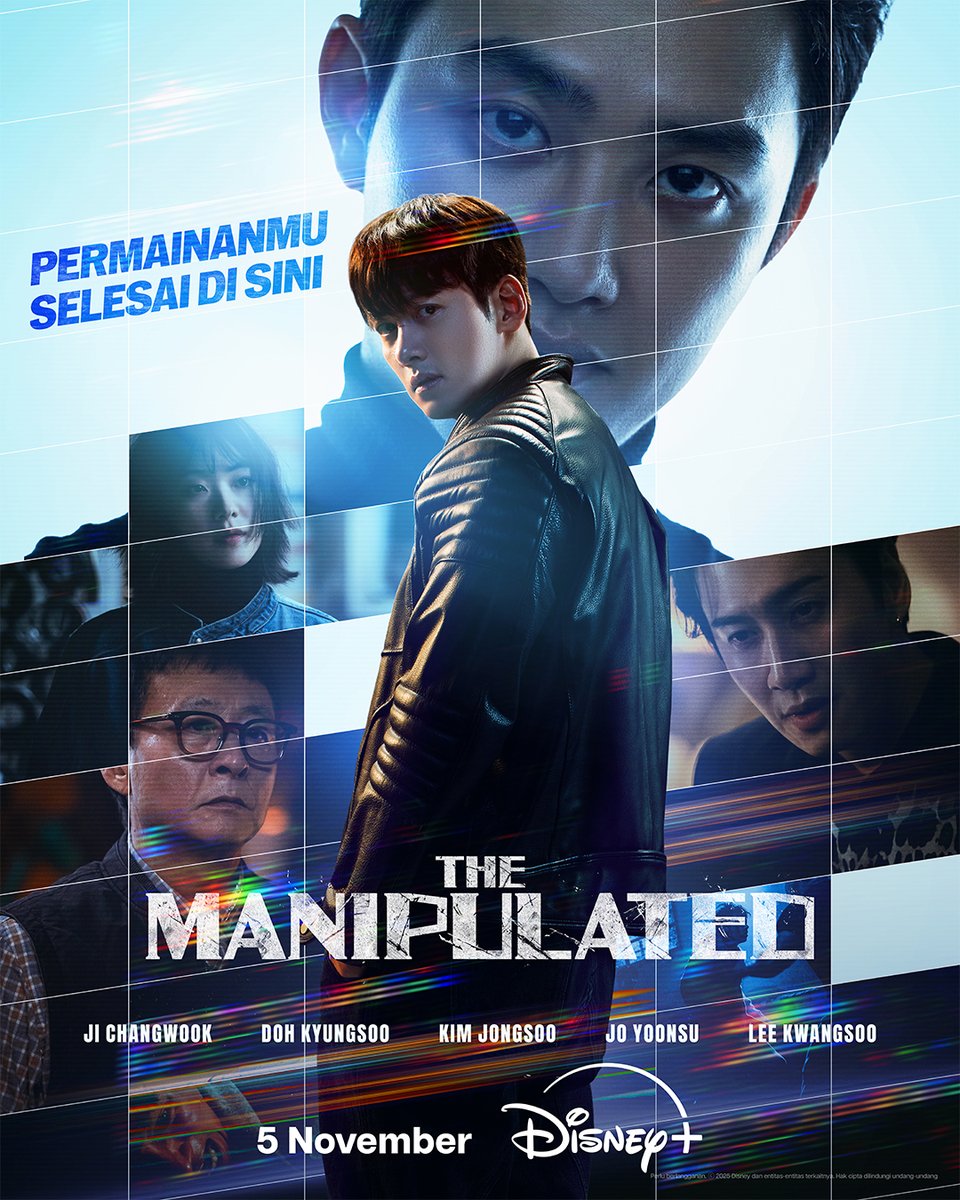 Permainan yang kamu buat, aku yang akan mengakhirinya 🔥

Streaming #TheManipulated mulai 5 November, eksklusif di #DisneyPlusID. 

#JiChangwook #DoKyungsoo #KimJongsoo #JoYoonsu #LeeKwangsoo