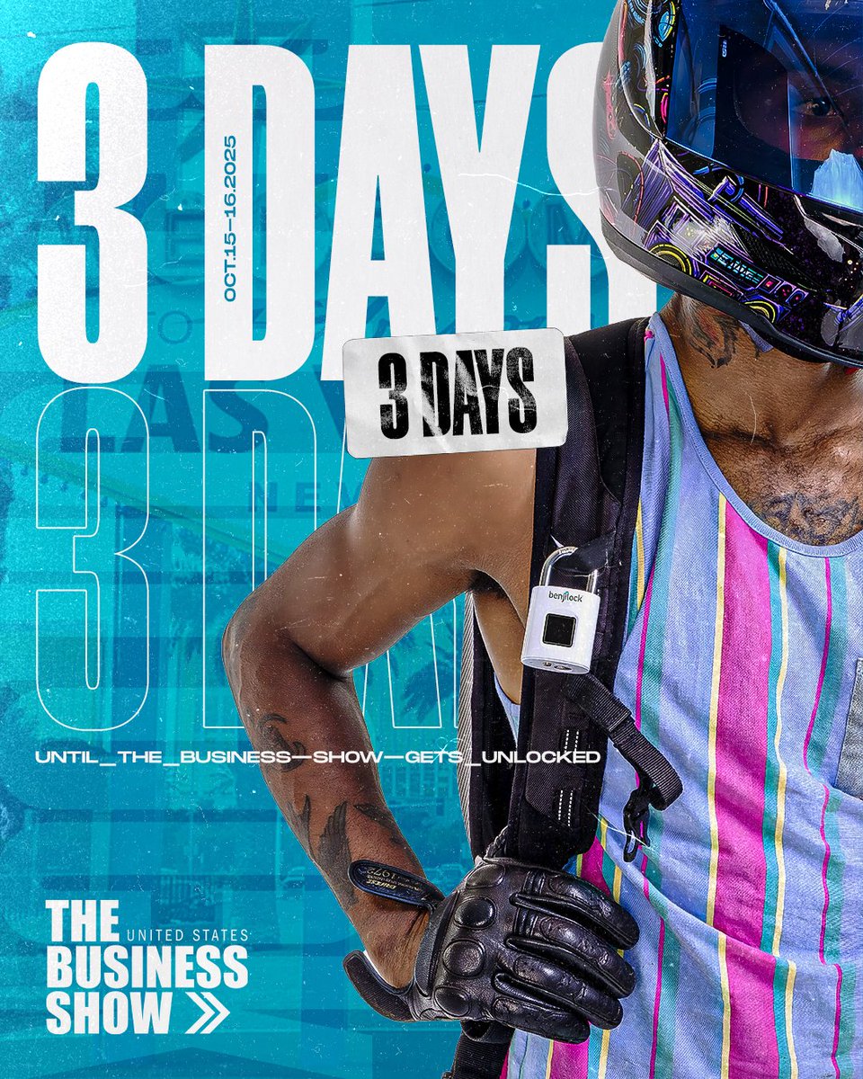 📍 From CA to NV, <a href="/BenjiLock/">BenjiLock</a> is about to 🔓 <a href="/TBS_US/">The Business Show US</a>! #BenjiLock x #TBSLASVEGAS ⤵️
🖇️ tinyurl.com/5n946jzf
🔛 Be sure to register now! Don’t miss out!

 🤩 We’re stoked &amp; can’t wait to 🤘🏻 out the floor!

🌐 The 🔑 is at Your Fingertips—That's it. ✔

🗣 #UnlockYourPotential 🔥