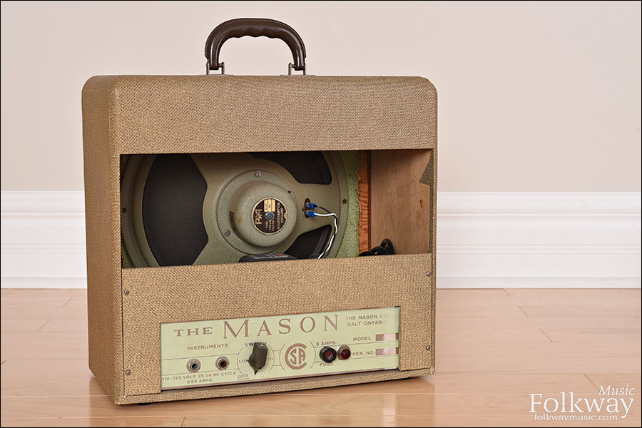 BriansElectro's tweet image. Galt Musical Instruments.
 The Mason Model 5 Tube Amplifier circa 1954, made in Galt, Ontario. 
#guitar #Amplifier