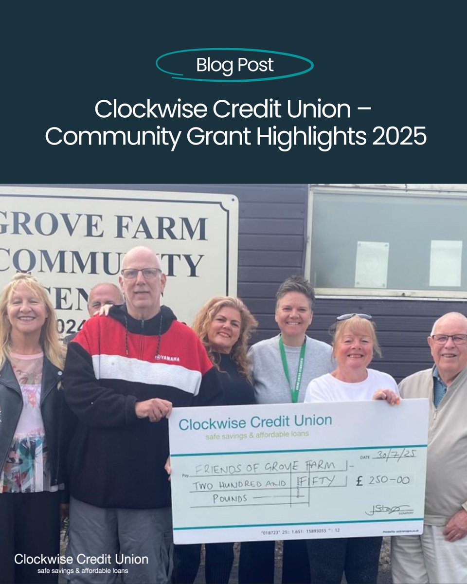 Through our Community Grant Scheme, we’re proud to support local groups and initiatives that make a real difference across the regions we serve.

Read more  👉 clockwise.coop/clockwise-cred…