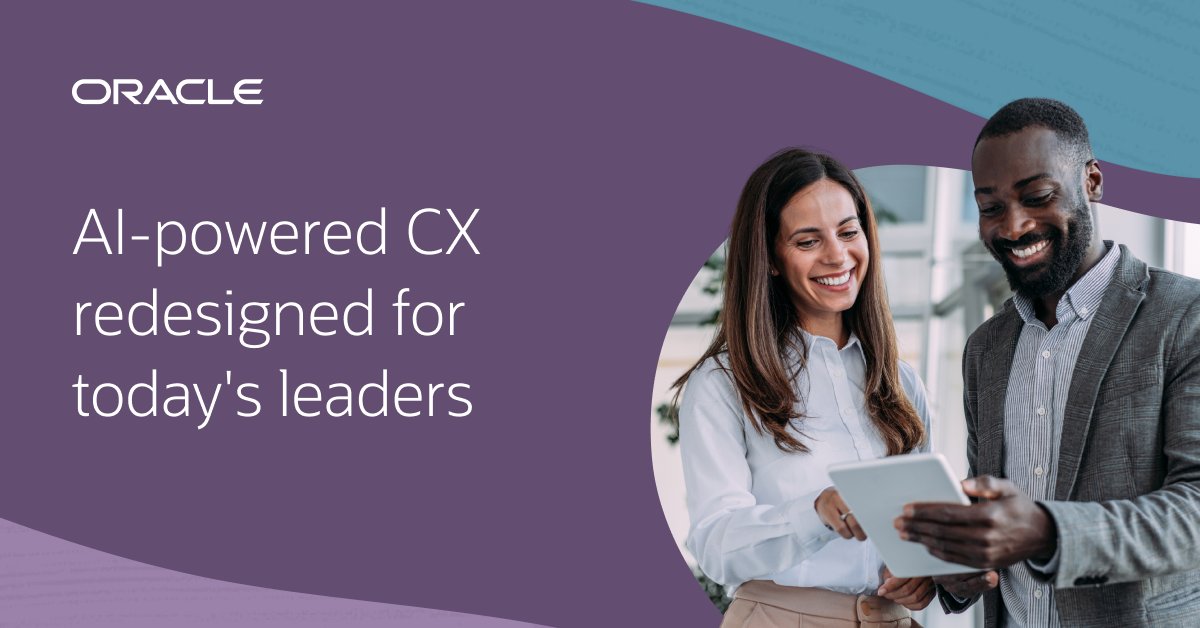 ForteDiego's tweet image. Discover how Oracle's latest AI agents are supercharging marketing, sales, and service teams by unlocking real-time insights, automating daily tasks, and personalizing every customer touchpoint. Find out more: social.ora.cl/6011AIUiz
