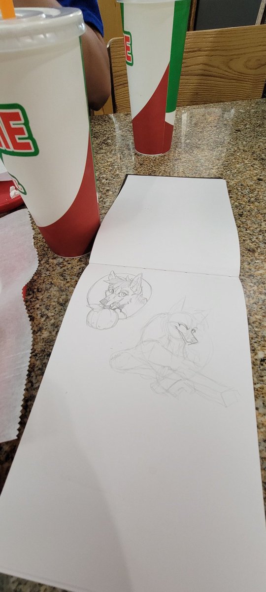 GildedDaemon's tweet image. Months later, and I finally have free time again. Small vacation with the husband. Gonna take some time to start drawing again.