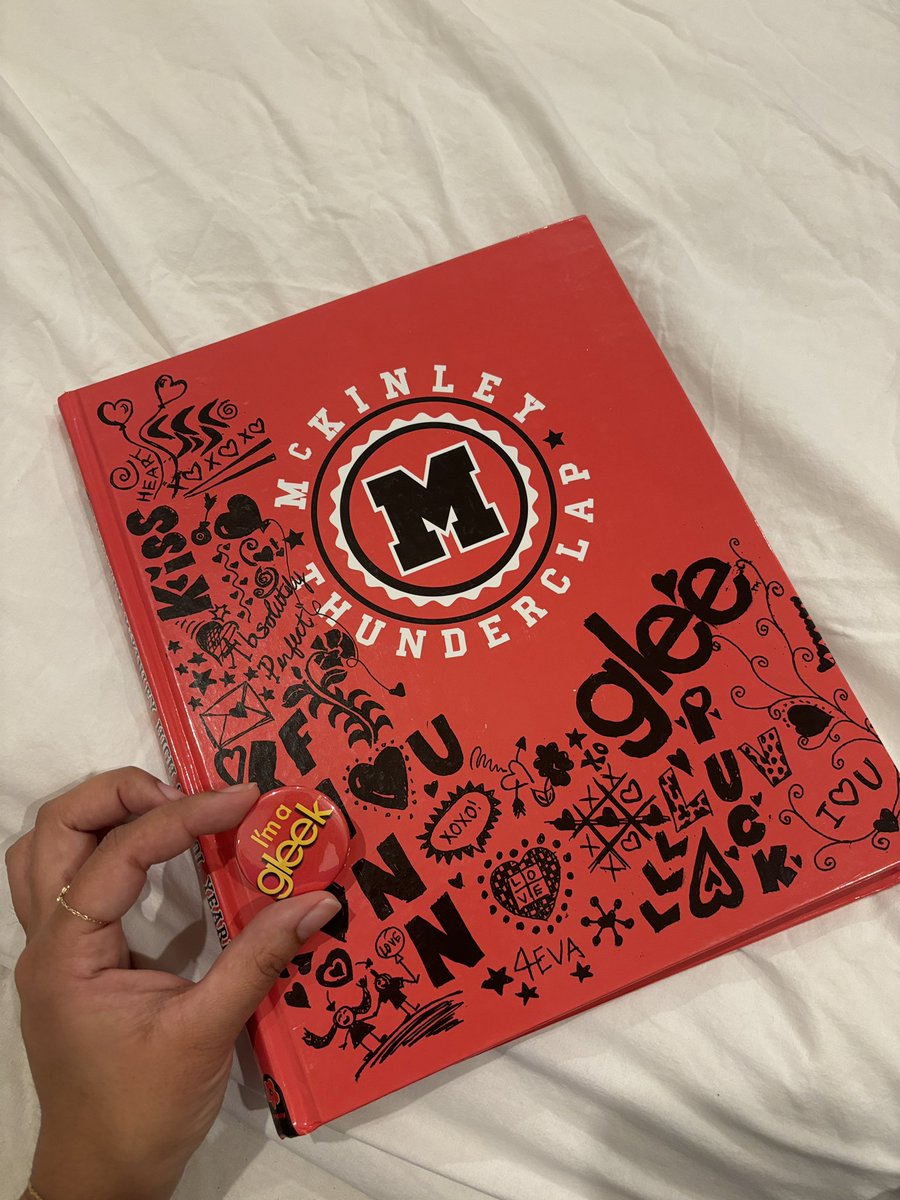 who wants to come over to my place, wear gleek pins, and read the mckinley thunderclap with me? ❤️