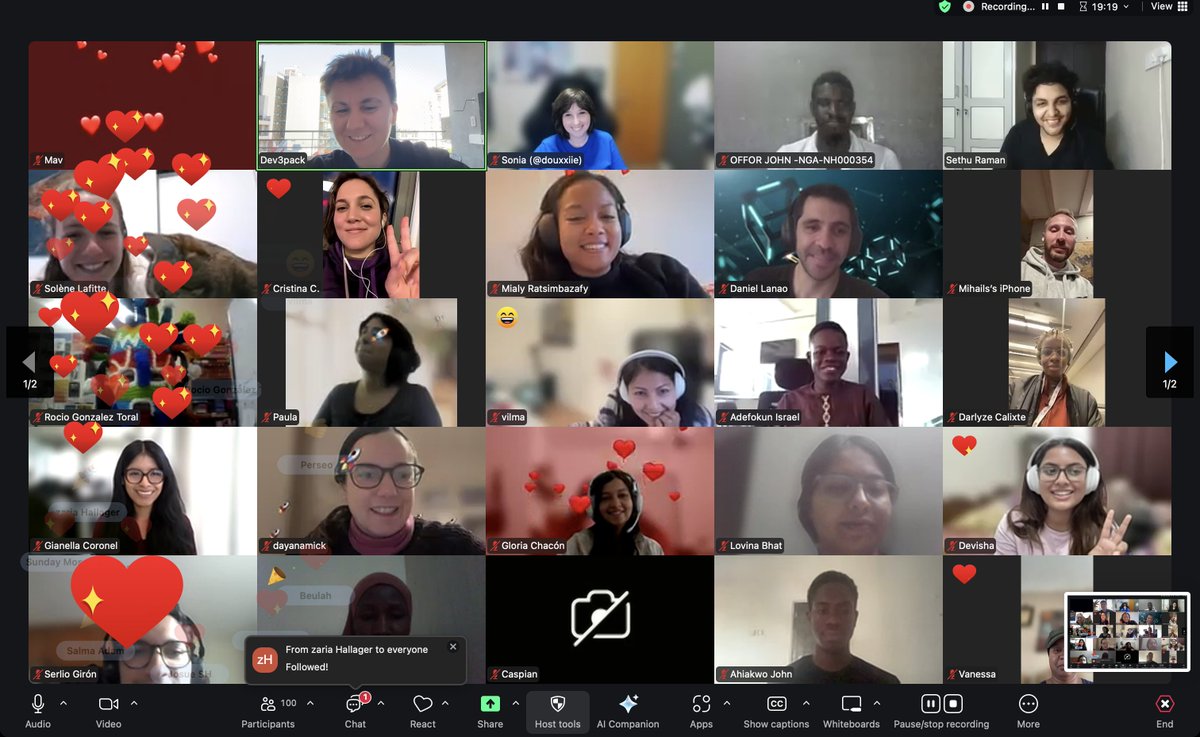 _SDAV's tweet image. We just kicked off the @base batches preparation with @dev3pack & @the_web3compass 🟦
Look at this, on fire energy from all over the world 🌍