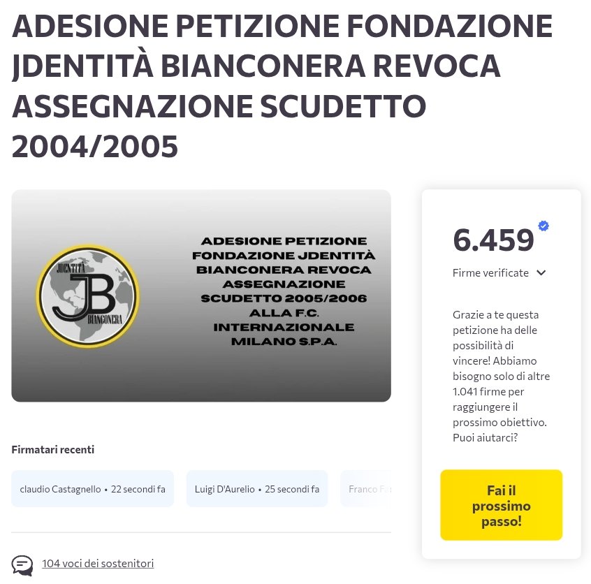 Santo__Jj's tweet photo. 🔴 Alle 19:15 siamo solo in 6.459 ad aver firmato la petizione.

Tutti a lamentarsi, ma quando c’è da fare per la Juventus sparite.

Gratis, 10 secondi, ma meglio fare i leoni da tastiera e poi salire sul carro dei vincitori.

📎 Link nel commento 👇 https://t.co/3kyctYSSm8