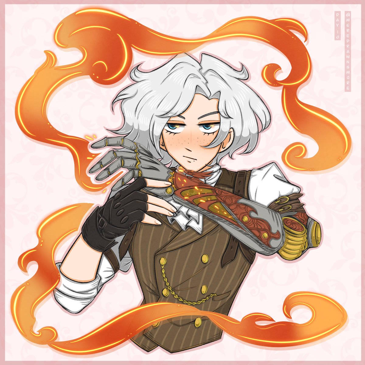 (Late) Day 10 Flame: ✨🔥 Flamberge 🔥✨

#LOPTOBER2025