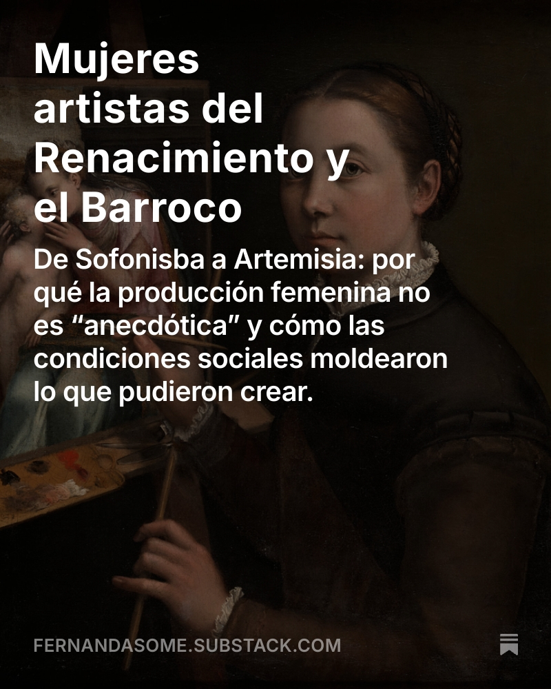 Fernandasome_'s tweet photo. En el Renacimiento hubo mujeres que crearon, coleccionaron y transformaron el arte, aunque la historia casi las borrara.

Aquí una mirada crítica a las artistas que abrieron con pasos enormes su camino en el arte:

https://t.co/8QhGV7xqJX

#historiadelarte https://t.co/0X5kLKshU4
