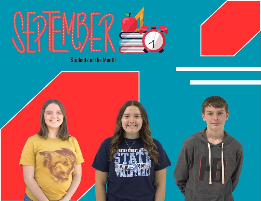 PCMHSWV's tweet image. Congratulations to our Students of the Month for September!