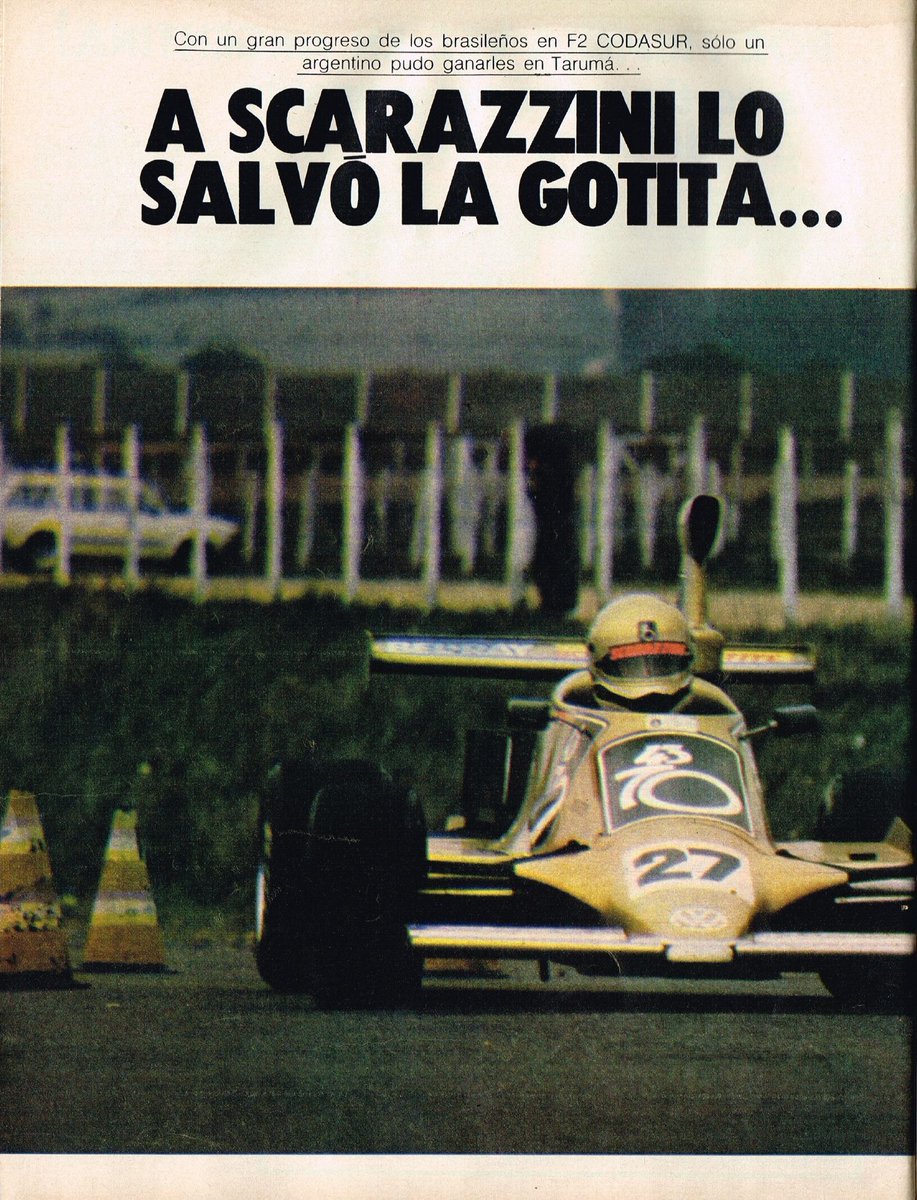 PatoG82's tweet photo. Nota de revista El Grafico 👇
#F2Codasur #TarumaPortoAlegre #AlbertoScarazzini #CachiScarazzini #RevistaElGrafico https://t.co/ejHjZ5tk1S