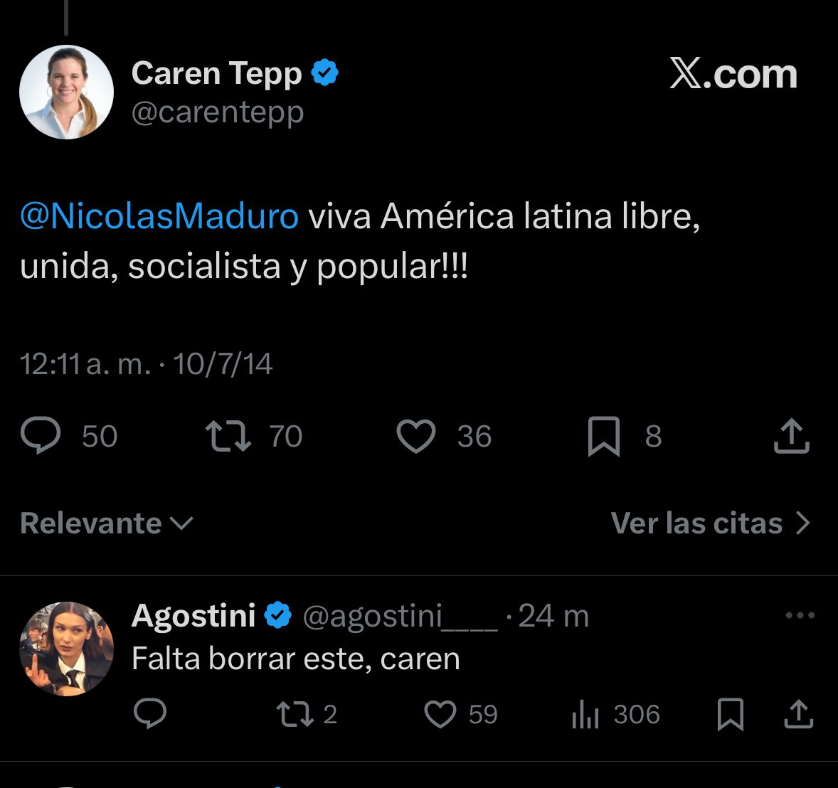 agostini____'s tweet photo. A ver cuanto tarda en borrar https://t.co/uaXQiEssCd