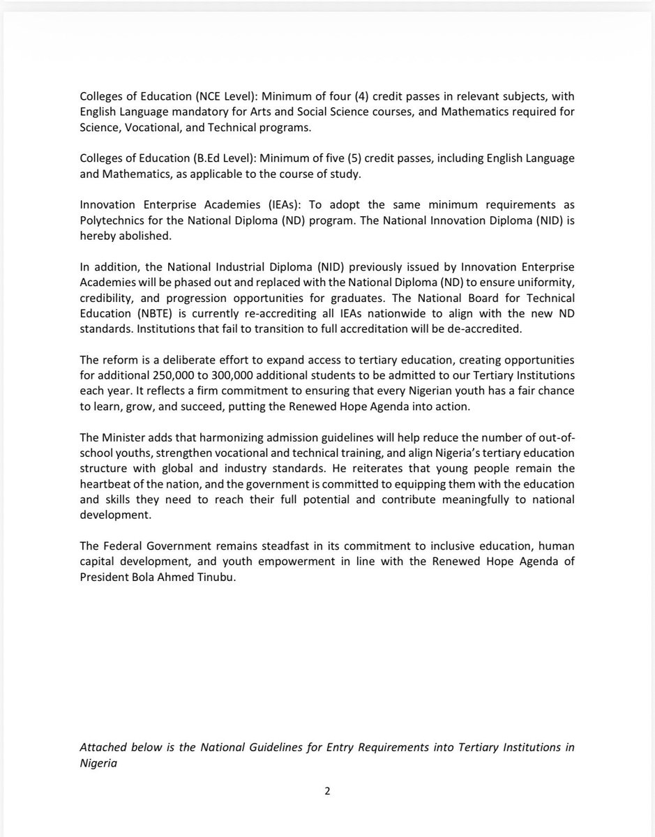 Federal Ministry of Education tweet media