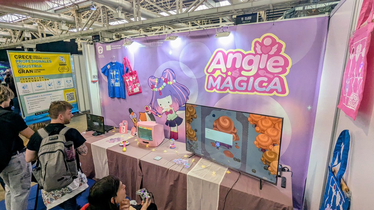 MangoProtocol's tweet image. 💖  Wrap up Tuesday, here we go! 💖

After an amazing weekend, we&apos;re sharing with you some of the highlights of showing Angie Magica @bcngamefest. 

We prepared a blog post about it, but below you have a sneak peak of how cool it was.

🔗steamcommunity.com/games/3985430/…