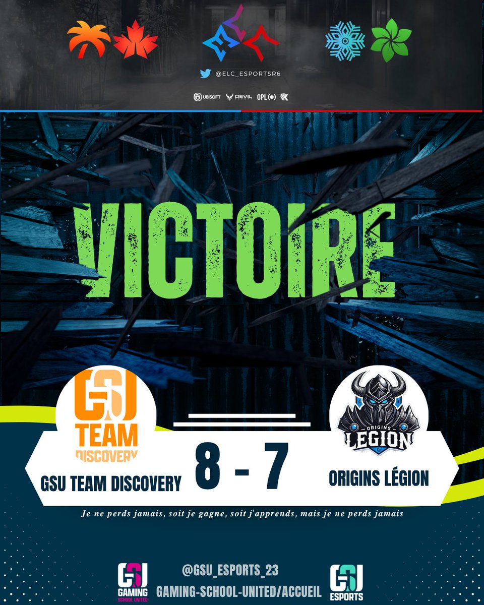 Nos Rookies de la GSU Team Discovery ont montré un mental de pirate

Obtenir le trésor qu’est la victoire, c’est le fruit d’une pugnacité collective et d’une volonté sans faille d’aller chercher ce que l’on veut vraiment

L’équipage avance, soudé et déterminé.

Le voyage continue