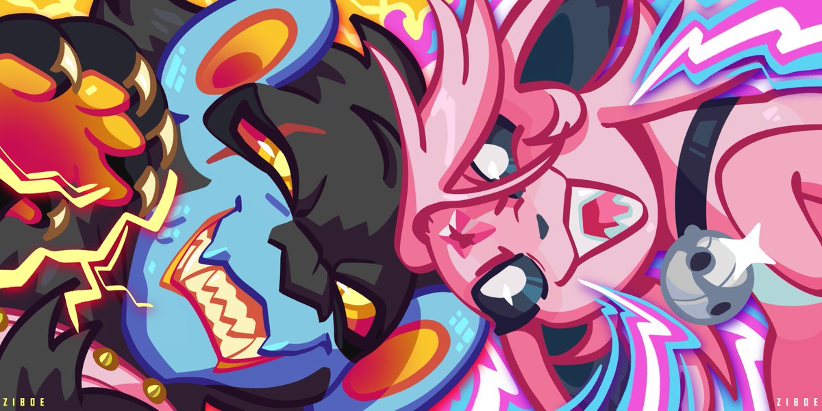 ⚡-🧿
#pokemon #luxray #espeon #art