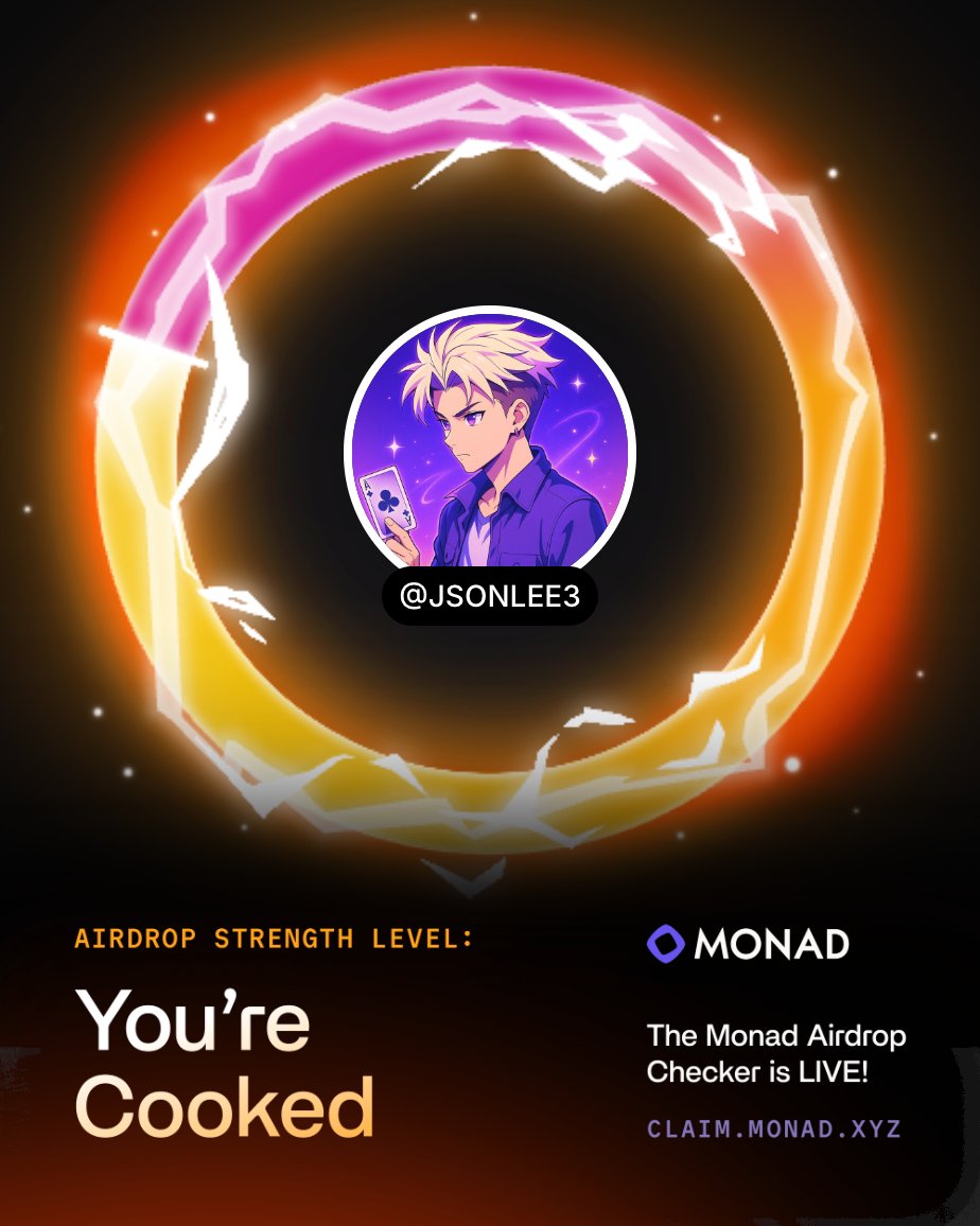 JSONLEE3's tweet image. GMonad lets get it 🫰