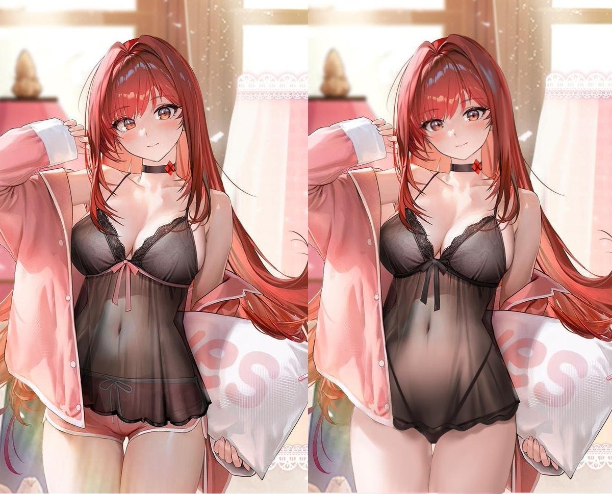 ちょっとどこかでWebサイト見えました
Before→After
1.目の不自然さ修正
2.顔と髪がちょっと修正して
3.ショートパンツ変更(HSKの1/4スケールRFラピもうハイレグTパンなのに
ちょっと理解不能です🤔 