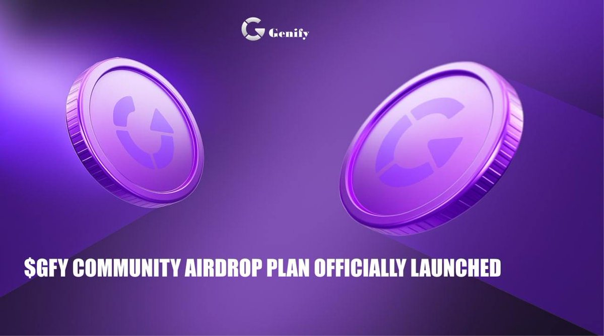 Genify_AI's tweet image. 🚨 The @Genify_AI Airdrop is LIVE! 🚨
💰 Prize Pool: 500,000 $GFY
🏆 Winners: 10,000+ (FCFS & Random)
The First 5,000 spots are First Come, First Served. They will go FAST. ⏳
🤞Like RT & Tag
👇 Fill here to Secure your spot!
gleam.io/zt3Jb/genify-c…
🫂 Don't miss the future…