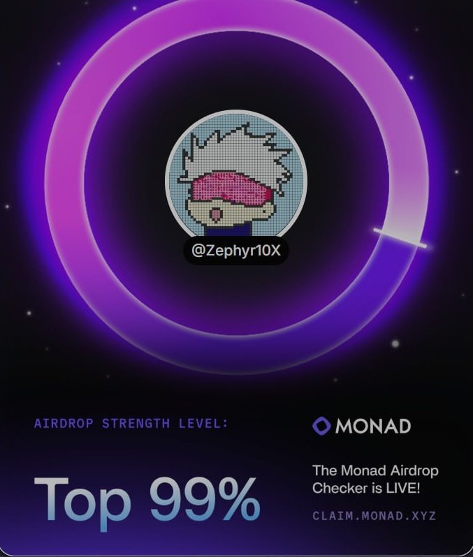 Zephyr10X's tweet image. Finished connecting everything to see only Discord is eligible, second to the last tier but thank God for eligibility
Thank you @0xGrimjow for the nomination 🫂
Thank you nads for voting Yes on the recognizer 🫂
Monad's Checker✔️
Opensea chest tomorrow ⏳
Too bad testnet…