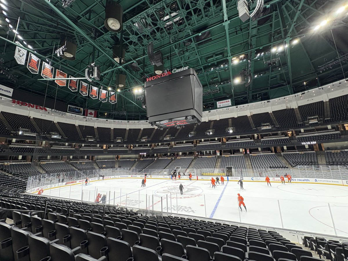 Cali trip begins tonight in Anaheim in the Ducks’ home opener. 

Penguins won’t skate this morning. Our coverage begins at 9:30P on <a href="/SNPittsburgh/">SportsNet Pittsburgh</a> - get the coffee goin and we’ll talk to you tonight!