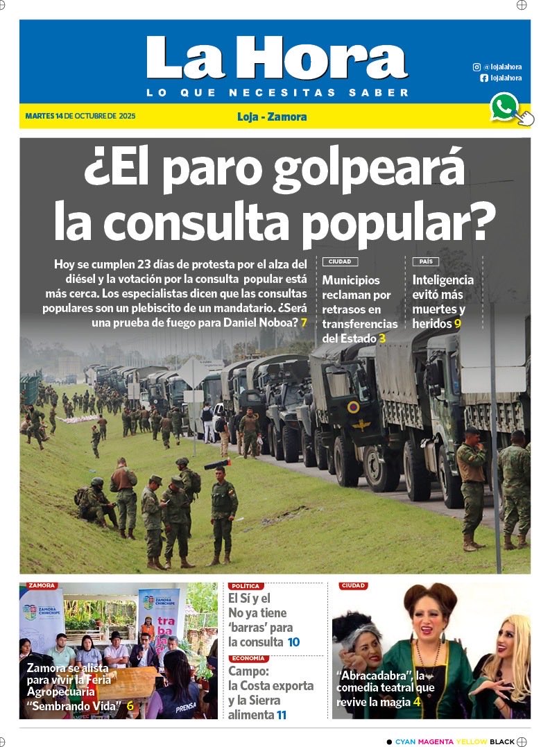 ¡Buenos días, lectores! ☀️ Compartimos la edición de este martes 14 de octubre de 2025 👉 acortar.link/n65bV7