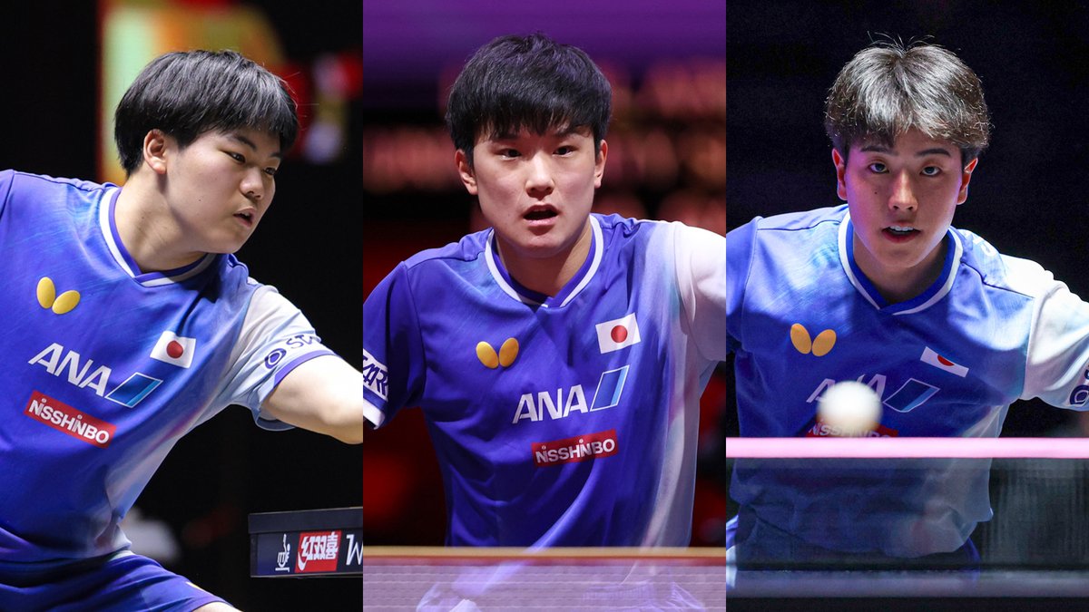 全試合フルゲームの超熱戦。
日本男子が絶対王者・中国に惜しくも敗れ決勝進出ならず。

#アジア選手権 2025🇮🇳
男子団体 準決勝
🇯🇵日本 2-3 中国🇨🇳

■第1試合
#張本智和 3-2 梁靖崑
12-10/11-13/13-11/9-11/11-9

■第2試合
#松島輝空 3-2 王楚欽
8-11/11-4/12-10/9-11/11-7

■第3試合
#篠塚大登 2-3