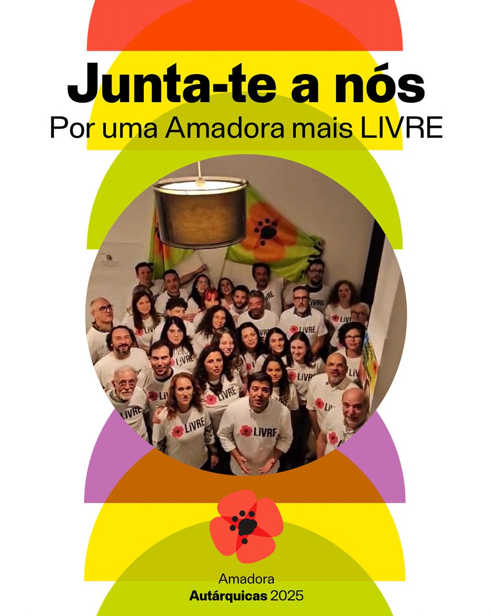 Pela primeira vez, o LIVRE tem eleitos na Amadora! 

É fruto do trabalho, da dedicação e da confiança de quem acredita numa cidade mais justa, verde e livre.

Mas este é só o começo. Há muito mais por fazer e queremos fazê-lo contigo!