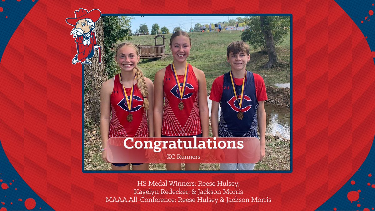 Congratulations to the XC team and to these individuals for medaling and Reese and Jackson's All Conference honors!